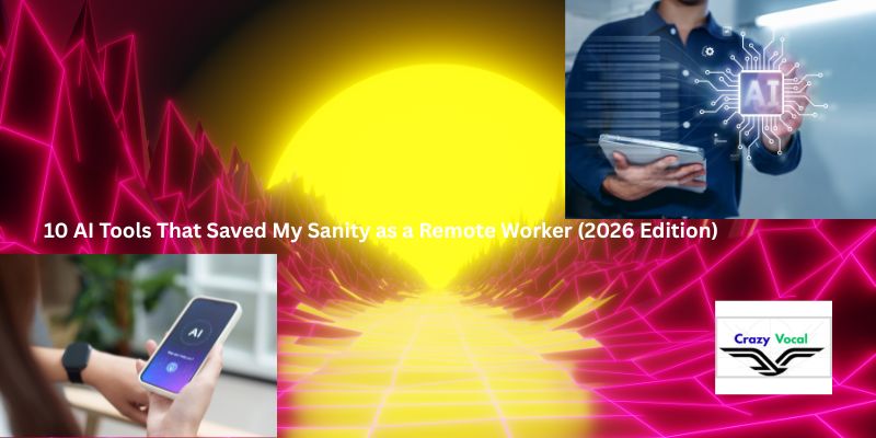 10 AI Tools That Saved My Sanity as a Remote Worker (2026 Edition)
