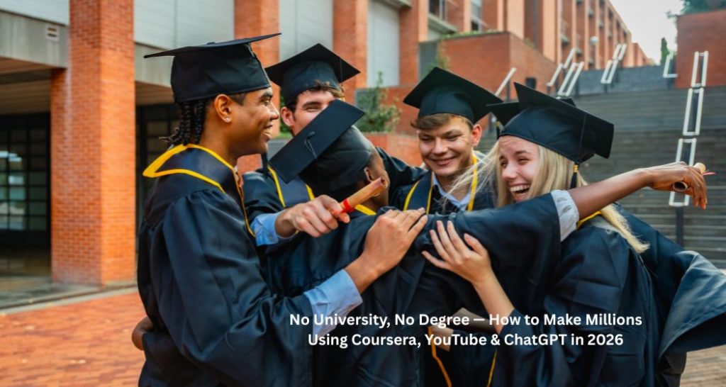 No University, No Degree — How to Make Millions Using Coursera, YouTube & ChatGPT in 2026