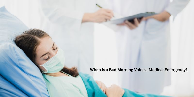 create image girl When Is a Bad Morning Voice a Medical Emergency?